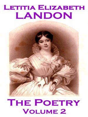cover image of The Poetry of Letitia Elizabeth Landon, Volume 2
